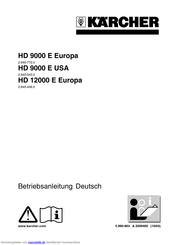 Kärcher HD 12000 E Betriebsanleitung