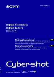 Sony Cyber-shot DSC-T77 Gebrauchsanleitung