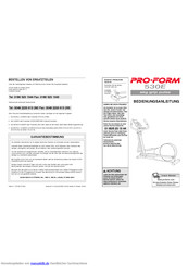 Pro-Form PFEVEL47300 Bedienungsanleitung