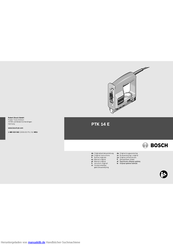 Bosch 0 603 265 2 Series Originalbetriebsanleitung