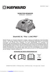 Hayward SharkVAC XL Pilot Anwenderhandbuch