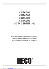 Heco VICTA CENTER 100 Bedienungsanleitung