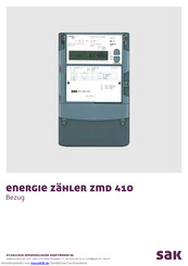 Sak zmd 410 Bedienungsanleitung