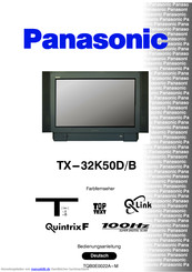 Panasonic TX-32K50D/B Bedienungsanleitung