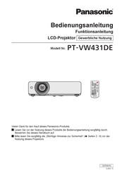 Panasonic PT-VW431DE Bedienungsanleitung