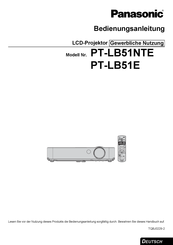 Panasonic pt lb51e Bedienungsanleitung