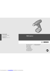 Bosch PSR 14,4 LI Originalbetriebsanleitung