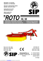 SIP Roto185 Betriebsanleitung