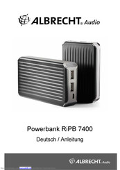 Albrecht Powerbank RiPB 7400 Anleitung