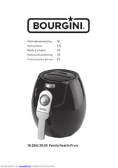 bourgini Family Health Fryer Gebrauchsanleitung