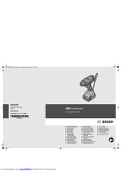 Bosch GDR Professional 18 V-LI MF Originalbetriebsanleitung