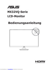 Asus MX32VQ-Serie Bedienungsanleitung