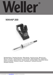 Weller WXHAP 200 Betriebsanleitung
