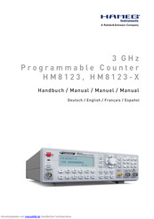 Hameg HM8123 Handbuch