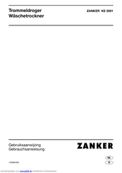 ZANKER KE 2091 Gebrauchsanweisung
