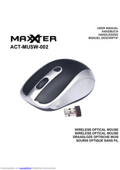 MAXXTER ACT-MUSW-002 Handbuch