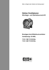 Helios B AMD F300 Montage- Und Betriebsvorschrift