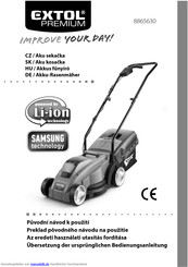 EXTOL PREMIUM 8865630 Bedienungsanleitung