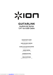 ION GUITARLINK AudioLink Series Kurzanleitung