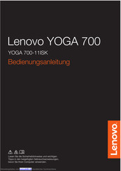 Lenovo YOGA 700-11ISK Bedienungsanleitung