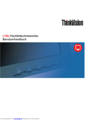 Lenovo ThinkVision L190x Benutzerhandbuch