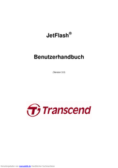 Transcend JetFlash Benutzerhandbuch
