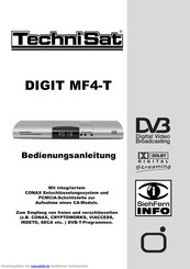 TechniSat digit mf4 t Bedienungsanleitung