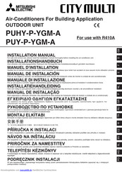 Mitsubishi Electric PUHY-P-YGM-A Installationshandbuch