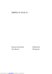 Aeg Electrolux SANTO Z 9 18 42-4 i Benutzerinformation