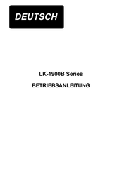 JUKI LK-1900B Series Betriebsanleitung