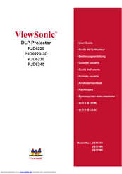 ViewSonic PJD6220-3D Bedienungsanleitung