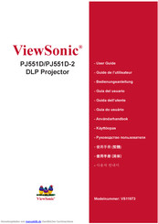 ViewSonic PJ551D-2 Bedienungsanleitung