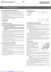 Eurochron EFWU 6400 Bedienungsanleitung