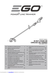 EGO POWER LINE TRIMMER ST1500E-F Bedienungsanleitung