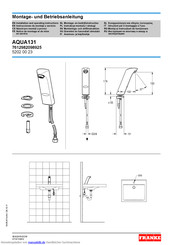 Franke AQUA131 Montage- Und Betriebsanleitung