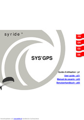 Syride SYS'GPS Benutzerhandbuch