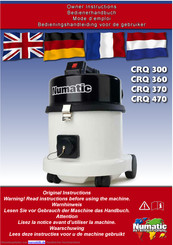 Numatic CRQ 370 Bedienungsanleitung