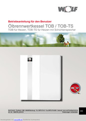 Wolf TOB-TS Betriebsanleitung