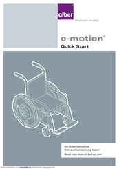 alber e-motion Schnellstart