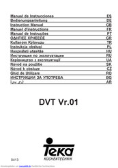 Teka DVT Vr.01 Bedienungsanleitung