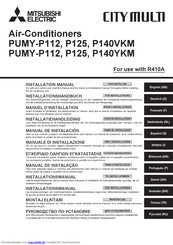 Mitsubishi Electric PUMY-P125 Installationshandbuch