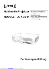 Eiki LC-XBM31 Bedienungsanleitung