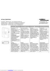 Heidemann 70830 - HX Piano Bedienungs Und Installationsanleitung Handbuch