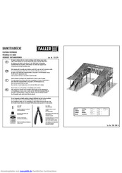 Faller platform footbridge Handbuch
