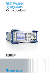 R&S SMC100A Handbuch