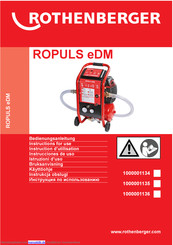 Rothenberger ROPULS eDM Bedienungsanleitung