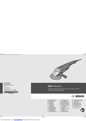 Bosch GWS Professional 24-230 H Originalbetriebsanleitung
