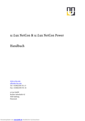u::Lux NetCon Handbuch