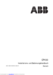 ABB CP430 Installationshandbuch