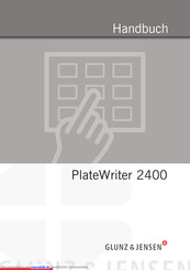 Glunz & Jensen PlateWriter 2400 Handbuch